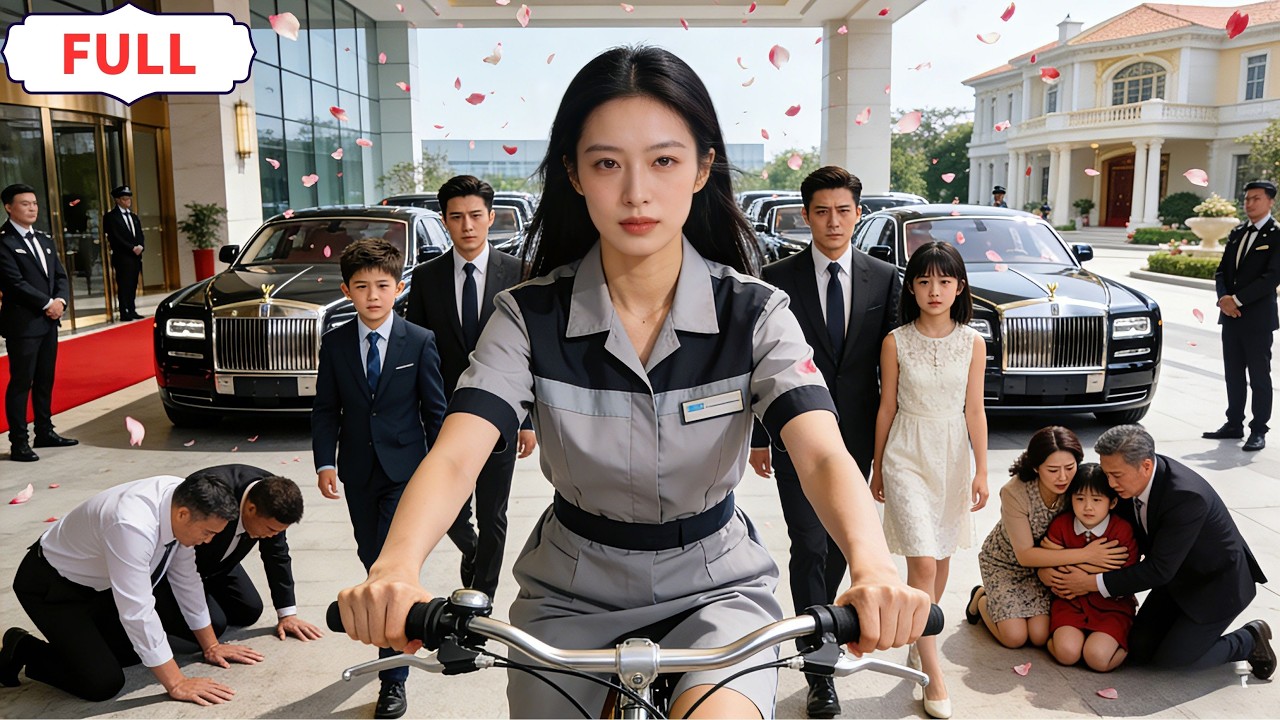 白天是酒店清潔阿姨，夜晚是商業帝國掌舵人。當軟飯男羞辱她時，四個大佬子女從天而降！#短劇推薦 #drama #cdrama #reels #情感