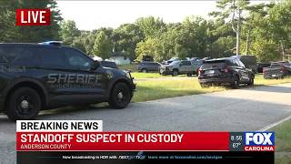 Deputies: Suspect in custody following standoff in Anderson County