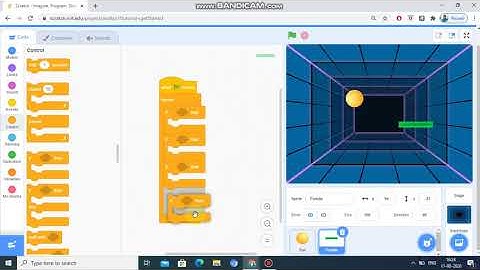how to make a bouncing ball game in scratch
