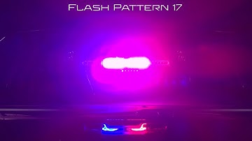 Virtue-4 Head Linear LED Dash Light Flash Patterns