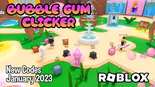 Roblox Bubble Gum Clicker Codes (April 2023)