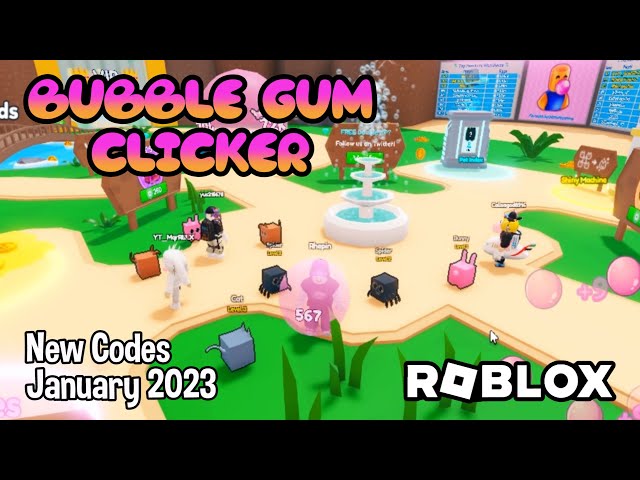 Bubble Gum Clicker Codes (December 2023) - Roblox