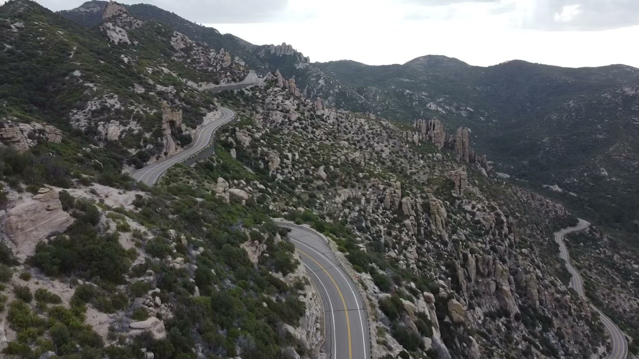 Flying over the Hoodoos, Mt. Lemmon near Tucson AZ
