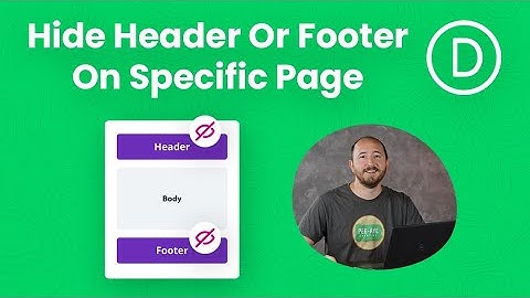 How To Hide The Divi Header Or Footer On Specific Pages