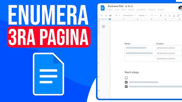 Cómo ENUMERAR PAGINAS en Google Docs desde la PAGINA 3