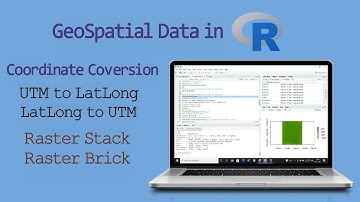 Remote Sensing using R | Band Coordinate Change | Raster Stack, Brick