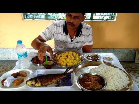 I had a lot of lunch today | Big Fish Fry | Duck Meat Curry | Chili Chicken | Elephant Apple Chutney