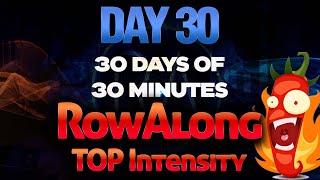 30 Days of 30 Minute Rows - Day 30 - 30 sec on 30 sec rest x 30 - FAST Indoor Rowing Workout 30 Days Of 30 Minute Rows Day 11 Indoor Rowing Machine Workout