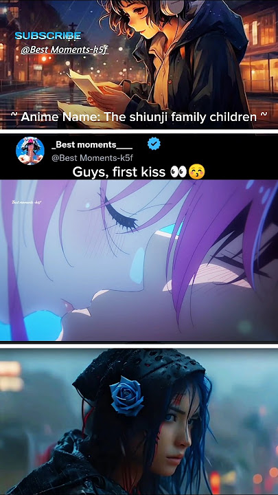 Ouka & Arata's first kiss 💖😚 #animeshorts #animeedit #newanime