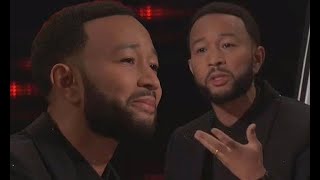 Bryan Olesen dishes on emotional performance that brought coach John Legend to tears | BUZZ CLIPS