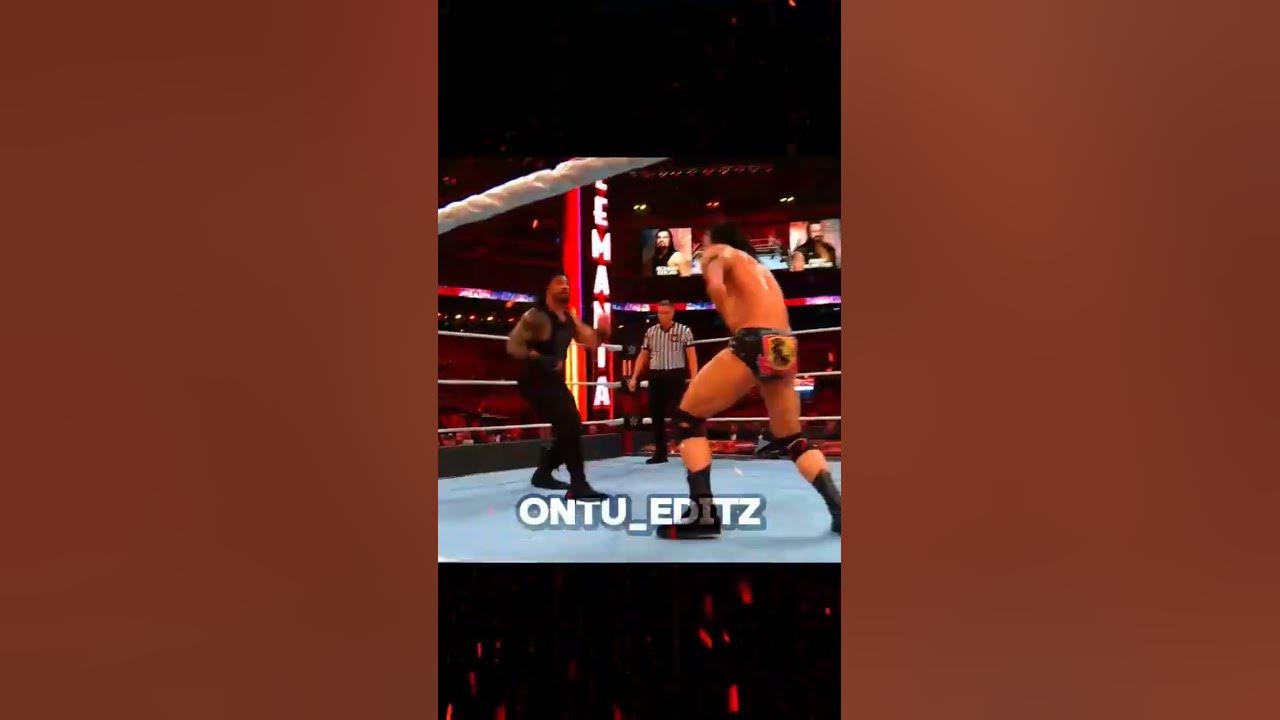 Roman Reigns vs Drew McIntyre #shorts #romanreigns