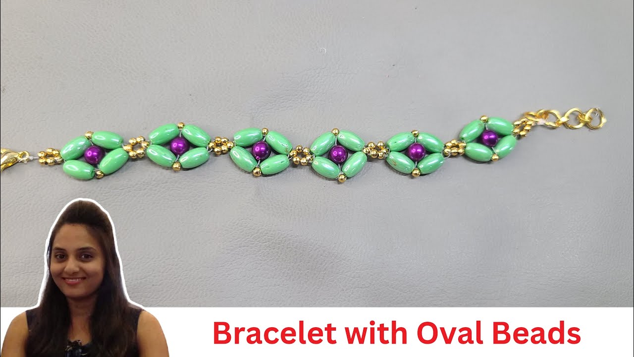 Easy Bracelet Making with Oval Beads DIY Jewelry bracelet beads bracelet making dj's creation