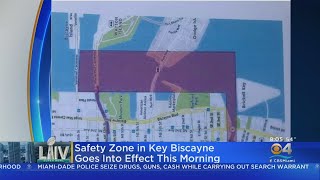 Super Bowl Safety Zone In Key Biscayne Goes Into Effect
