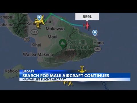Search for missing medical transport aircraft off Maui continues