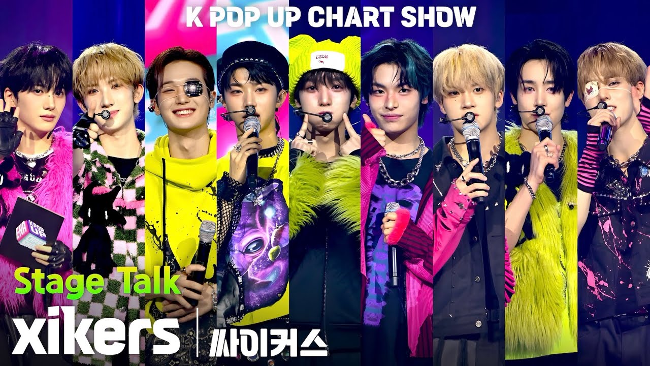 4K/EN SUB] xikers Stage Talk, vertical fancam @ENA K POP UP CHART