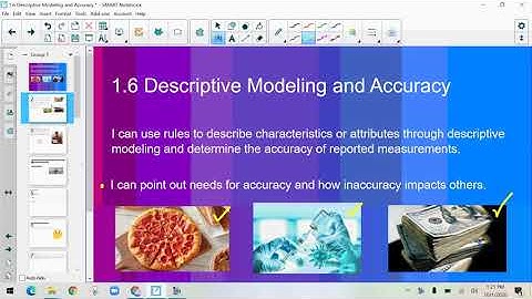 1.6 Descriptive Modeling and Accuracy Video