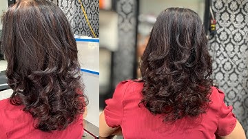 Hướng dẫn uốn xoăn cho người trung tuổi , nền tóc bạc 100% | Quang Saker