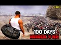 I survived 100 days in a zombie apocalypse in gta 5