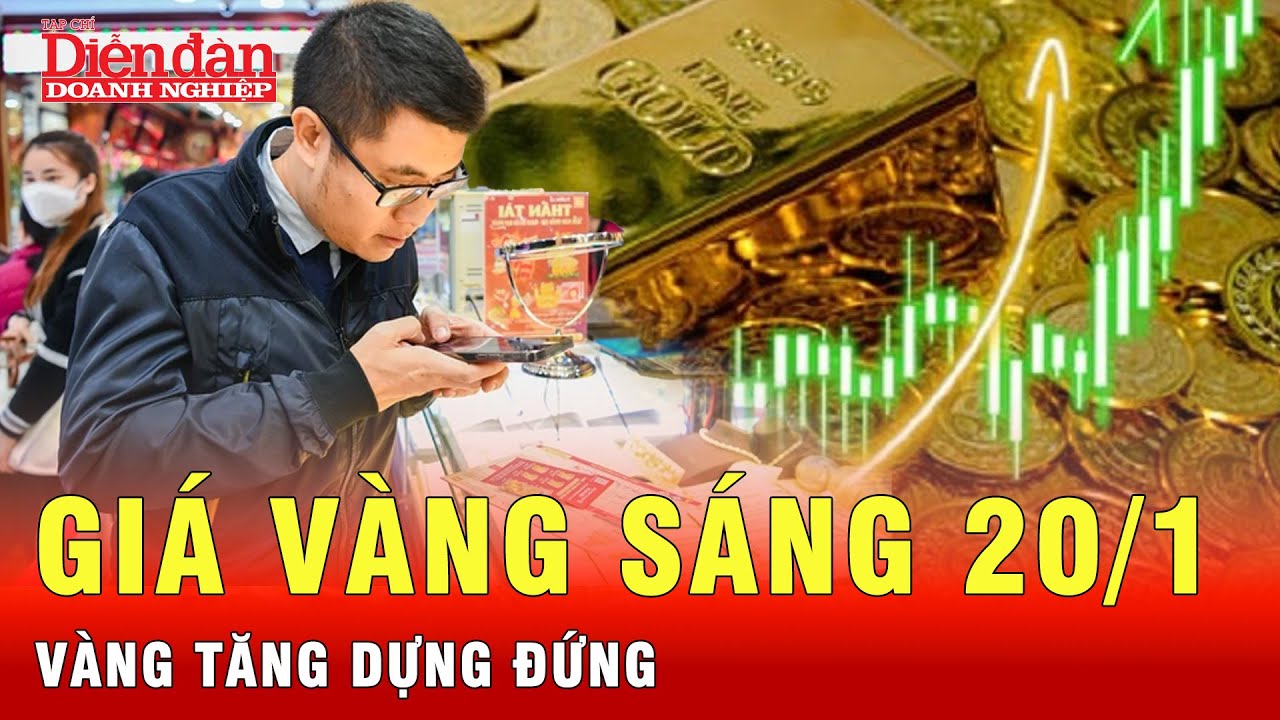 Giá vàng sáng 20/1: Vàng SJC lập đỉnh mới, 165 triệu đồng 1 lượng | Tin tức 24h