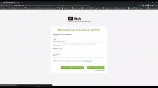 SatWeb - Renovación de Servicio screenshot 2