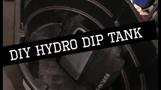 DIY hydro dipping tank first draft