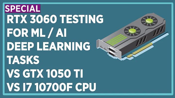 Comparación entre RTX 3060, GTX 1050 Ti y Core i7 10700F para tareas de IA