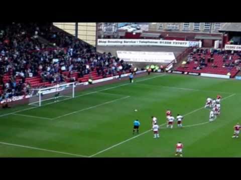 Andy Gray's Penalty Vs Nott Forest - 16/10/10