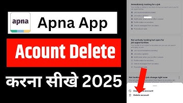 How to Delete Your App Account Permanently | How to Delete Your Job Profile | Delete Your App