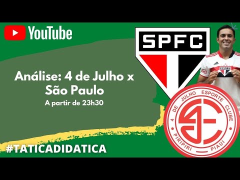 Análise da HISTÓRICA vitória do 4 de Julho sobre o São Paulo na Copa do Brasil