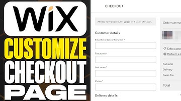 How To Edit Or Customize Checkout Page On WIX 2025