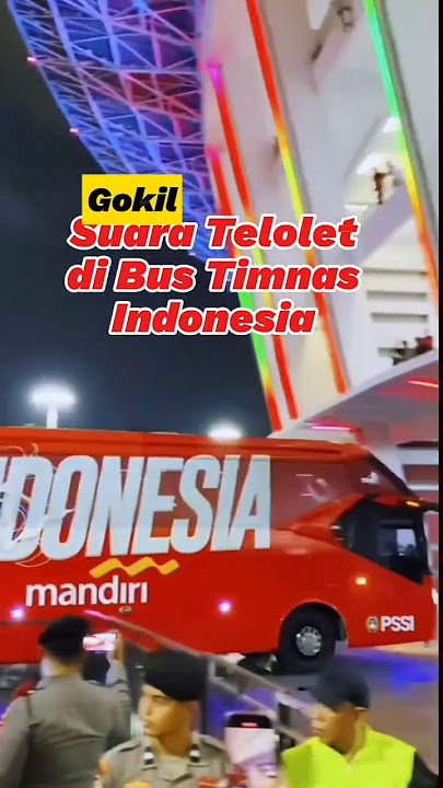 Gokil...!! Suara Telolet Bus Timnas Indonesia. #timnasindonesia #stecustecu #bus #telolet