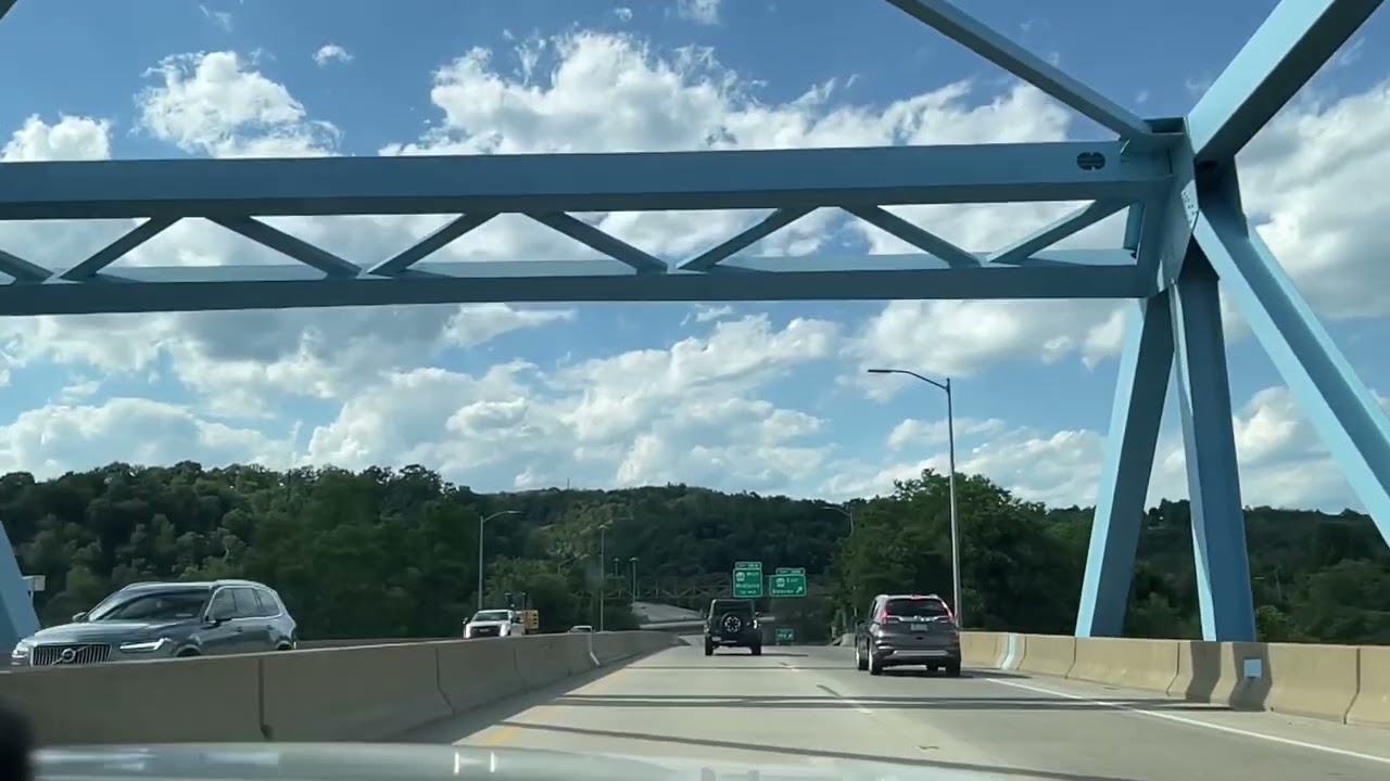 Driving from West Virginia to Pennsylvania | amazing huge Bridge