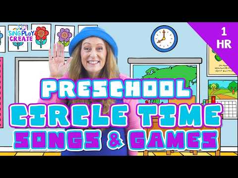Preschool Circle Time😀 | 60 Minutes of Learning & Movement| Sing Play Create Kids Songs