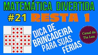 MATEMÁTICA DIVERTIDA  traz brincadeira #21 RESTA 1, para fazer e jogar sozinho, nas férias escolares screenshot 2