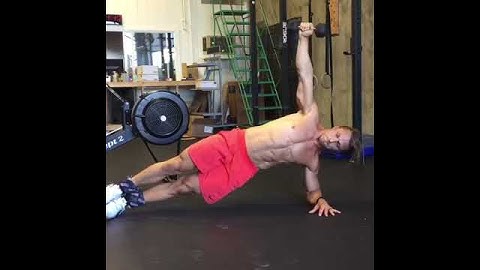 Dumbbell Side Plank Rotations