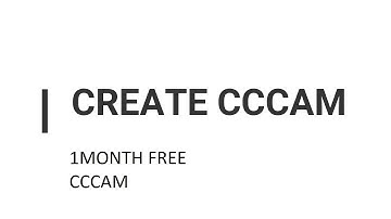 HOW TO CREATE CCCAM ACCOUNT