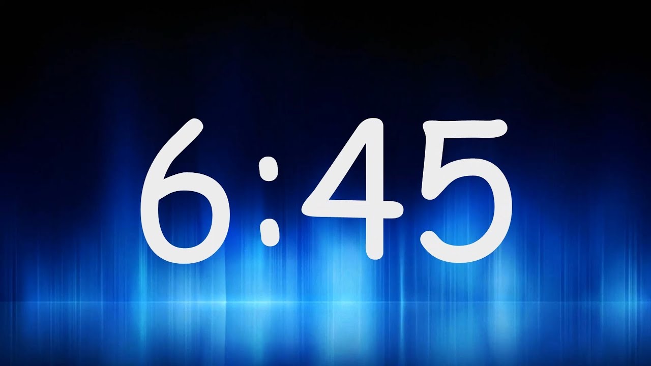 6 45 Minutes Timer Countdown From 6min 45sec YouTube 6 45 Minutes Timer Countdown From 6min 45sec YouTube