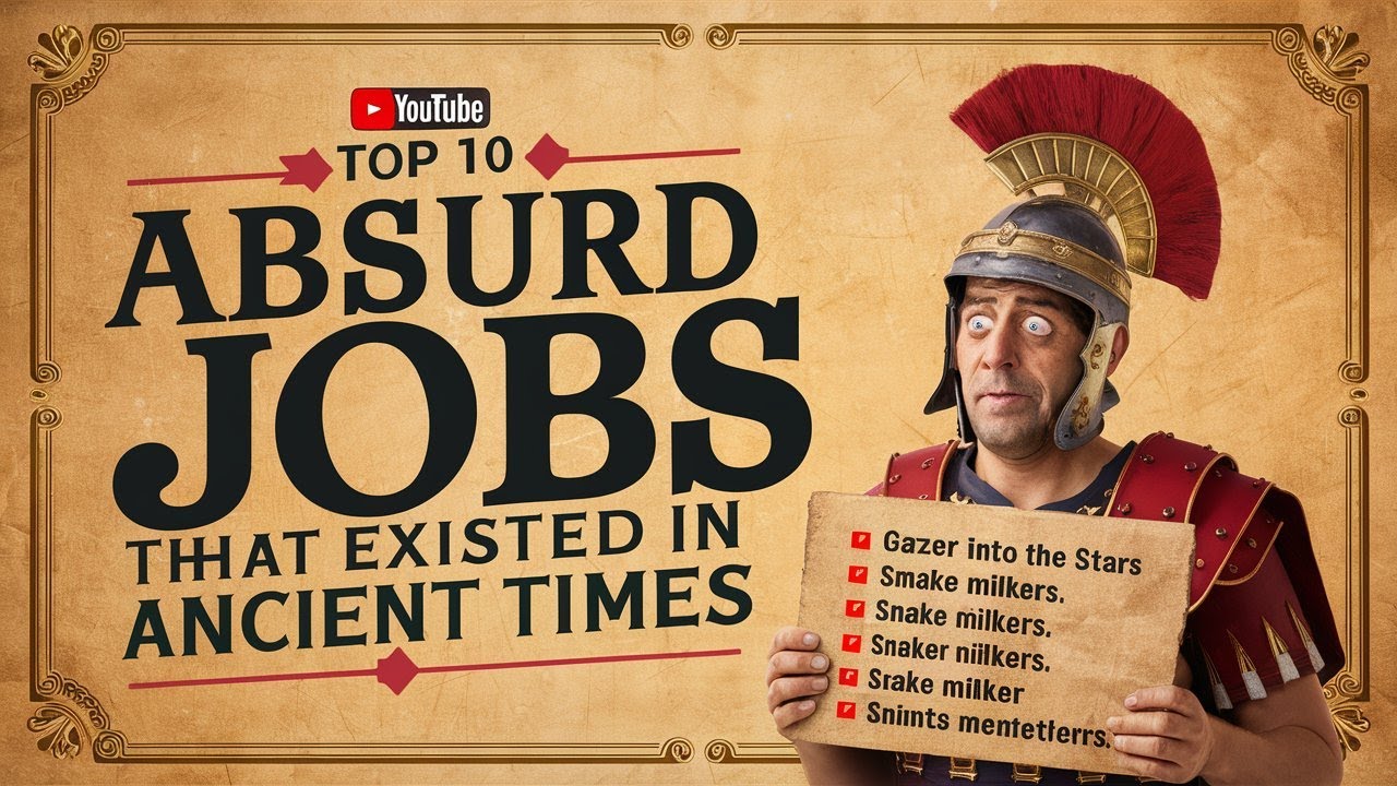 Absurd Professions Top 10 Hilariously Absurd Jobs That Existed in Ancient Times - YouTube