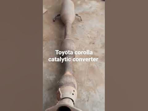 Toyota corolla catalytic converter - YouTube