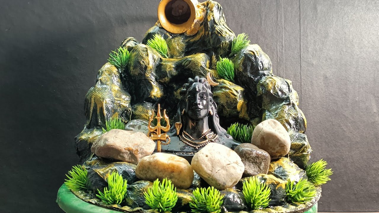 How to make mini shivling water fountain 