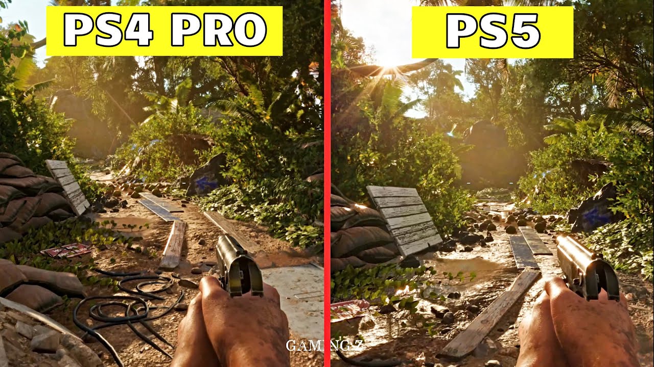 Far cry 5 PS5 VS PS4 Graphics Comparison Gameplay 4K/PlayStation 5 VS  PlayStation 4, gameplay, PlayStation 5, PlayStation 4