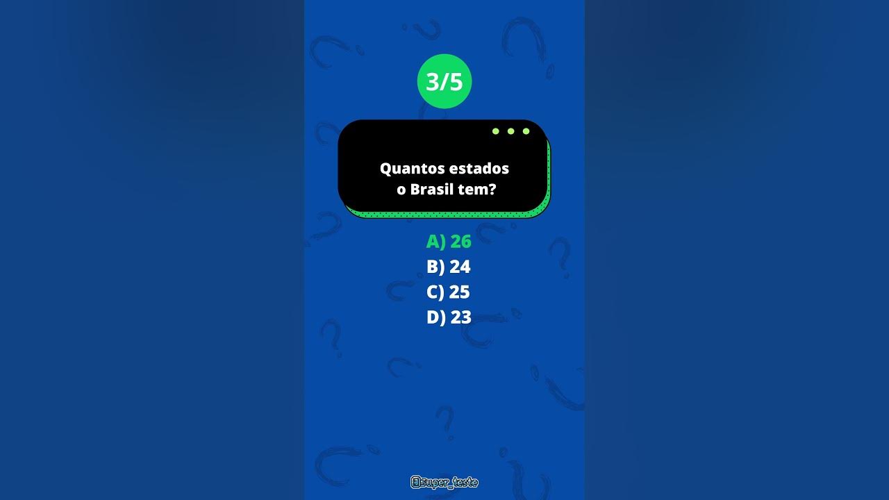 Será que você consegue acertar essa 4 perguntas? #quiz #quizbrasil