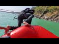 Jump from rafting boat and instructions 😂 synchronised
