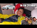 Living 24 hours in my new car  challenge