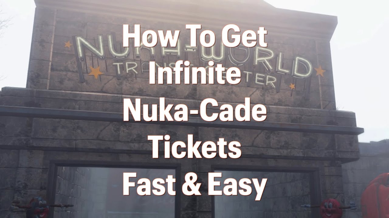Fallout 4 How To Get infinite NukaCade Tickets Fast & Easy YouTube