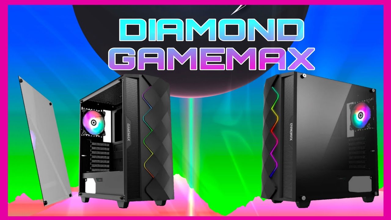 GABINETE GAMEMAX DIAMOND UNBOXING E REVIEW COMPLETO 