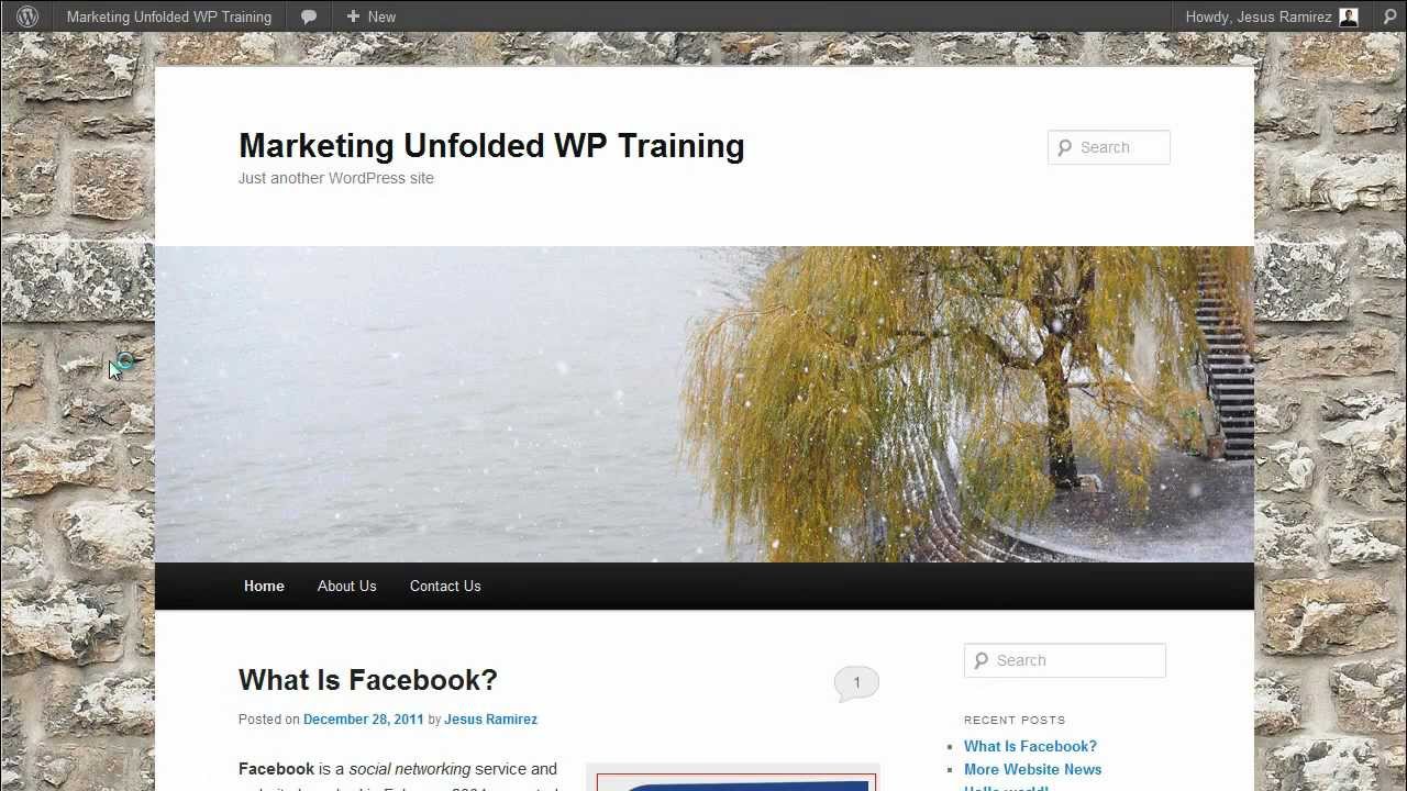 WordPress Video Tutorial Training Series - 11 - Themes - YouTube
