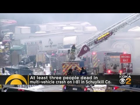 3 dead after snow squall causes mass pileup on Pennsylvania ...