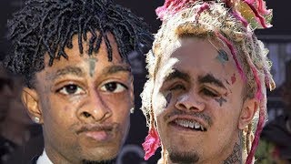 Lil Pump & 21 Savage Get Weird on the Red Carpet