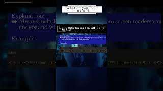 🏛️ HTML 🏛️ How to Make Images Accessible with Alt Text 🏛️ #shorts #KGRDevShorts #HowToHTML